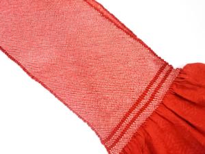 正絹　振袖用　絞り　帯揚げ